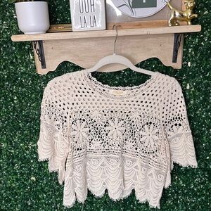Rebellion Cream Lace Top